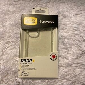 ✨otterbox symmetry series clear glitter - iphone 11/iphone xr✨